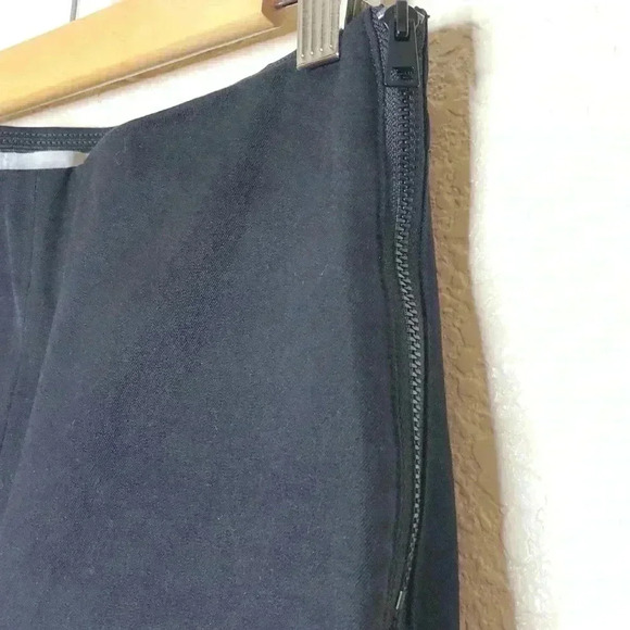 Everlane Side-Zip Stretch Cotton Black Work Pant S - Picture 4 of 7